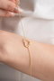 Heliophilia Silver Pulsera de Plata de Ley 925 con Baño de Oro y Circón
